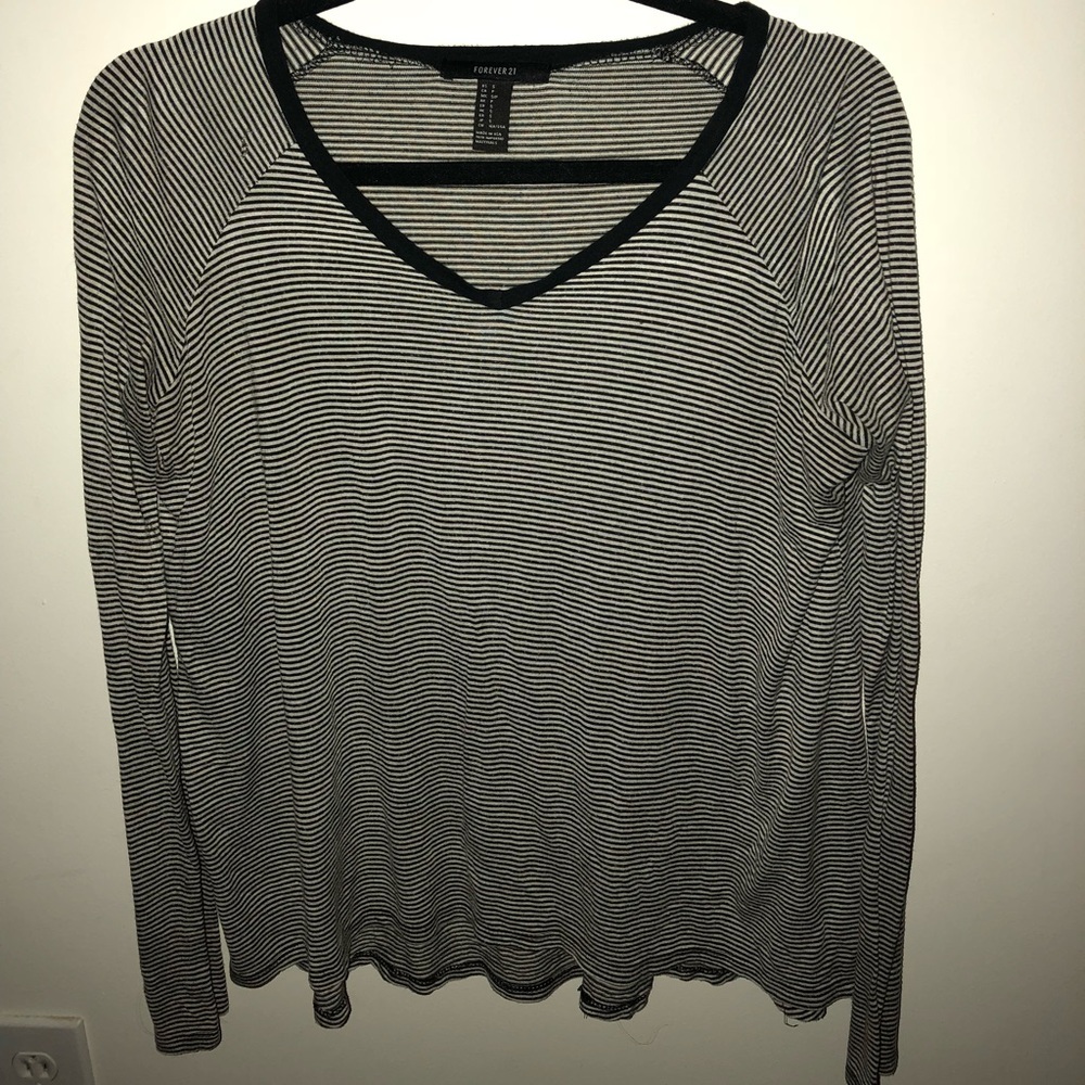 Forever 21 striped long sleeve